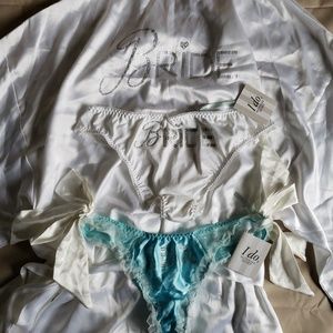 Victoria's Secret BRIDE Robe Panties Bridal Gift